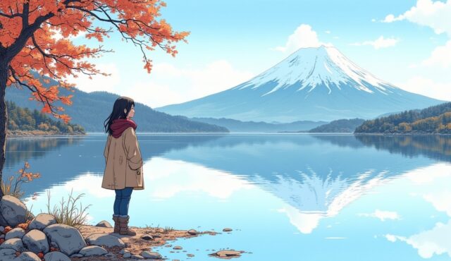 🎨 箱根で秋ファッションの美少女イラストを描く3ステップ【AI画像生成プロンプト付き】
